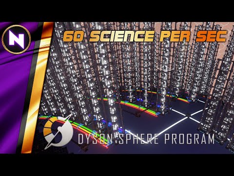 Megabase Complete: 60 Science / second | Dyson Sphere Program Lets Play