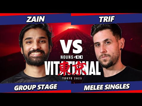Nounsvitational 2025 - Zain (Marth) Vs. Trif (Peach) Smash Melee - SSBM