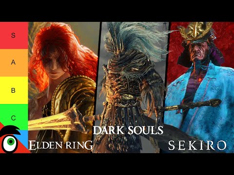 10 BOSS les PLUS DURS des SOULS (Elden Ring, Sekiro, Bloodborne, Dark Souls, Demon's Souls)