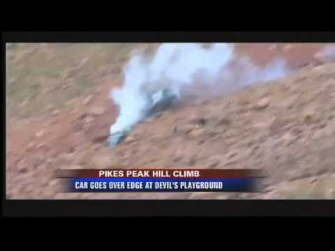 Driver Survives Dramatic Crash Off Pikes Peak