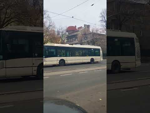 Troleibuzul Irisbus Citelis #5311 părăsind stația Șoseaua Pantelimon (69)