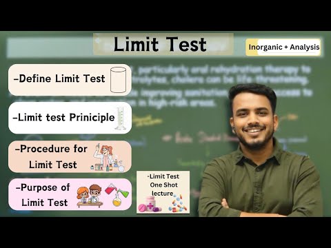 Limit Test | Limit test b pharmacy | Limit test kya hota hai | principle of limit test #limittest
