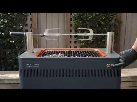 Everdure FUSION™, HUB™, HUB II - How to: Using the rotisserie