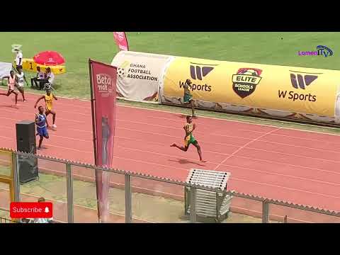 Boys 200m. Heat 8. Super Zonals. Ashanti Region. 2025.