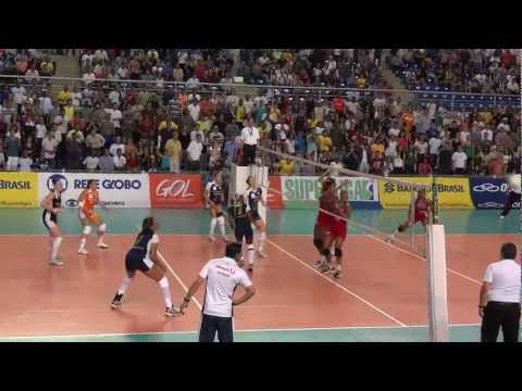 Superliga de Vôlei FEM. 2011/2012 * Semifinais Minas/Usiminas 3 x 2 Sesi/SP