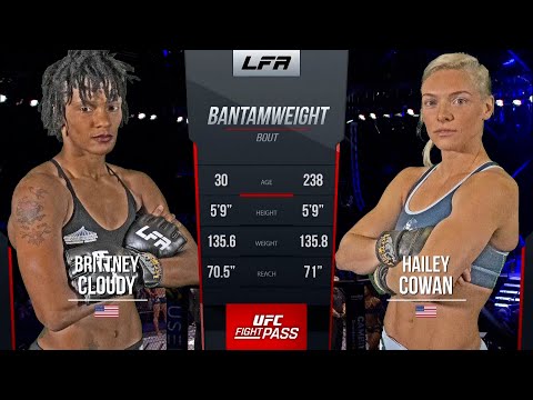 Hailey Cowan vs Brittney Cloudy full fight