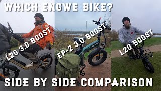 WHICH ENGWE BIKE TO BUY? - Side by Side Comparison - L20 Boost - L20 3.0 Boost - EP-2 3.0 Boost