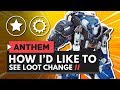 How I'd Like to See Anthem's Loot Change