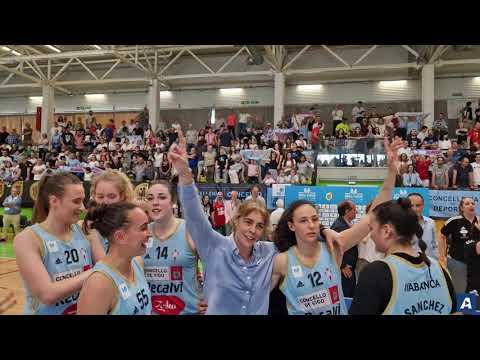 Fiesta del ascenso del Celta de baloncesto a primera división