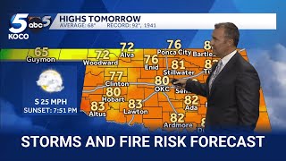 TIMELINE: Oklahoma's severe storm threat Tuesday upgraded, risk zone expanded
