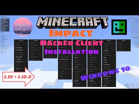 Impact Hacked Client #Minecraft 1.12 + 1.12.2 #Impact...