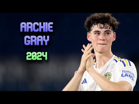 Archie Gray 2024 ⭐️ Dribbling and Defensive Skills ► LEEDS