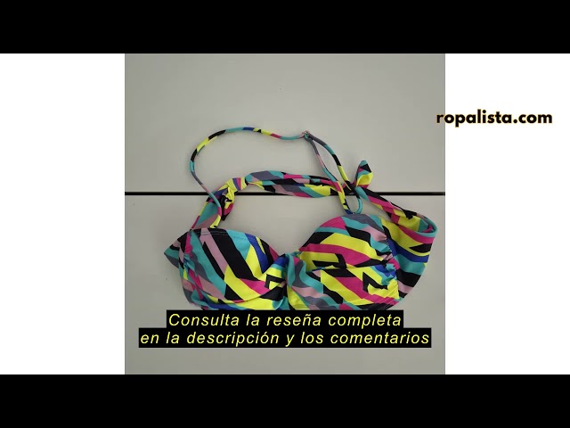 Vídeo relacionado con Ocean Blues - Bañador de bikini para mujer con corte brasileño Tanga, azul marino, S