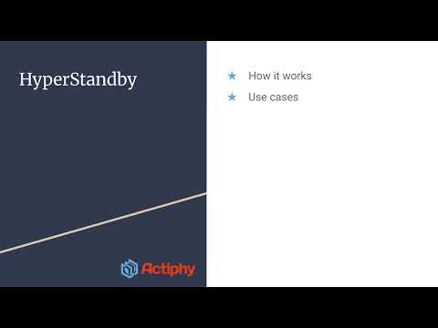 
Instant Standby Recovery for Proxmox & KVM – Minimize Downtime with Actiphy