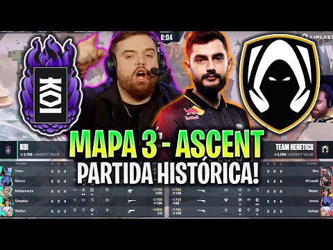 IBAI SE VUELVE LOCO EN LA PARTIDA MÁS ÉPICA DE LA HISTORIA! | TH vs KOI MAPA 3 ASCENT VCT EMEA 2023