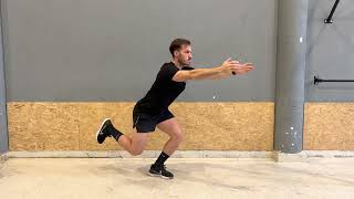 1 leg squat ISO