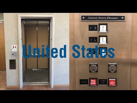 PRISTINE Rare US Square Button Hydraulic Elevator-6130 Freeport Blvd-Sacramento, CA