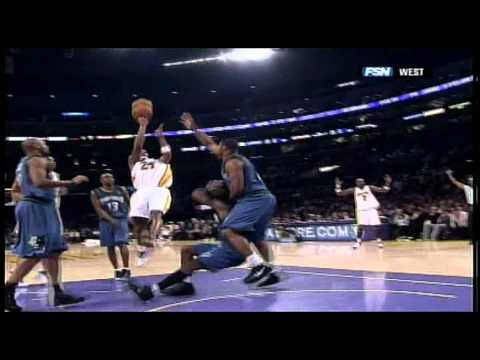 03 18 2007   Timberwolves vs  Lakers   Kobe Dirty And 1
