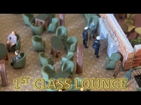Radio Control Trumpeter 1:200 Titanic Build Part 32 - The 1st Class Lounge