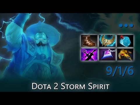 [Top 70 OpenDota Storm Spirit] "..." 9/1/6 | Dota 2 Storm Spirit highlights