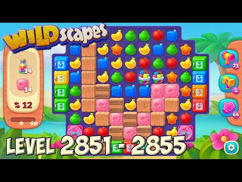 Wildscapes level 2851 - 2855 🐼 Playrix HD