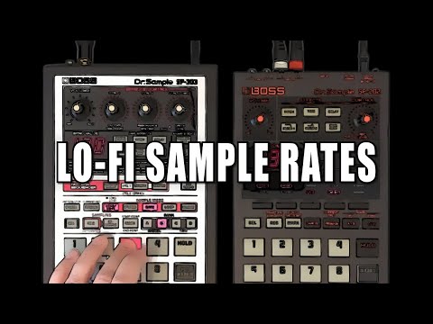 BOSS SP-303 & SP-202: Lo-Fi Sample Rates