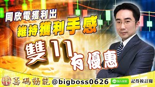 【大戶羅盤籌碼動能】 #謝宗霖 1111，同欣電獲利出 維持獲利手感 雙11有優惠 (圖)