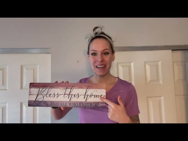 Vídeo relacionado con Juntos es una decoración de Rustic Family, conjunto, es americano signos de madera - Rustic Farmhouse Home Wall Art Pediments - Farmhouse decorativo hogar decoraciones