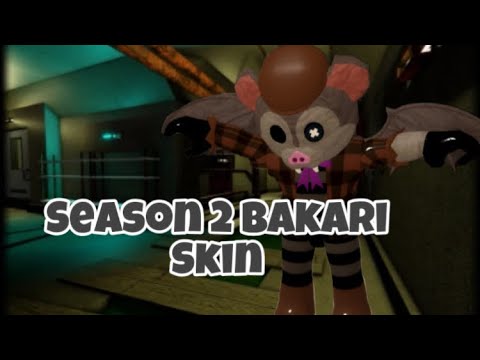 New Bakari Skin Showcase + Jumpscare + Gameplay (Piggy Book 2 Roblox Season 2 The Haunting)