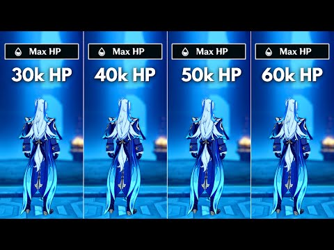 Is 30k HP ENOUGH?? Neuvillette 30k vs 60k! [ Genshin Impact ]
