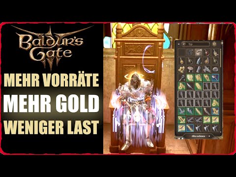 Baldur's Gate 3 Inventory Management Tips - More Supplies Gold and Sell Faster
