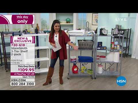 StoreSmith 3Tier Shelf 2pack