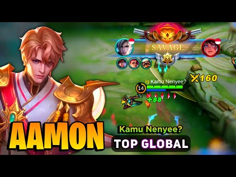 SAVAGE! Aamon One Shot Build [ Aamon Best Build Top Global ] Kamu Nenyee? Mobile Legends