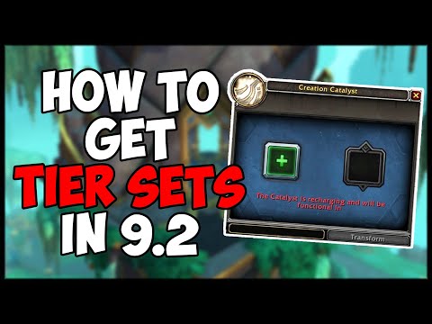 How to get Tier Sets in WOW 9.2 Zereth Mortis - Creation Catalyst Overview