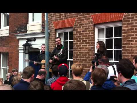 The Gun - Reverend and the Makers (Acoustic Busking Session Sheffield 17/06/12)