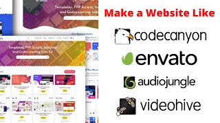 Make a Website Like CodeCanyon or Envato || Setup PHP Script || Valexa PHP Script Overview