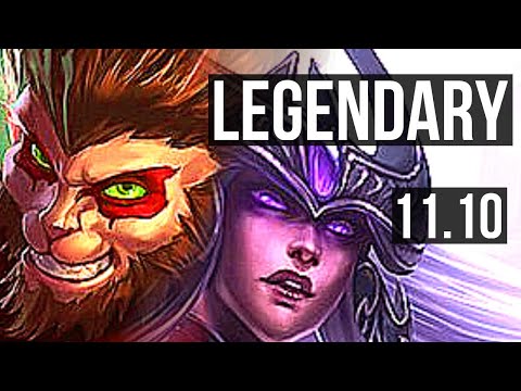 WUKONG vs SYNDRA (MID) | 2.8M mastery, 8 solo kills, 1800+ games, Legendary | EUW Master | v11.10