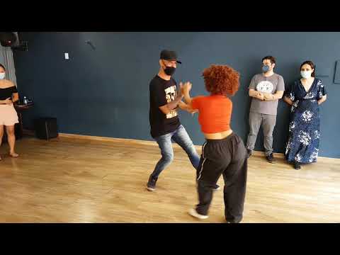 SAMBA-ROCK - Demonstração dos passos da aula do Prof. Nelson Netto