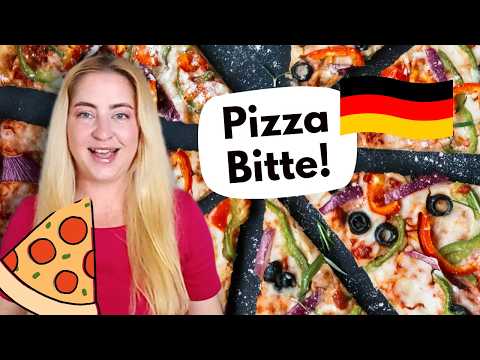How to Order Pizza in German