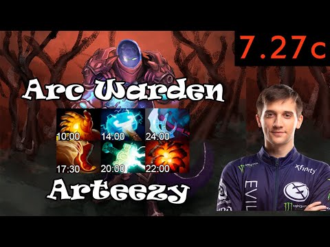 Arteezy Arc Warden | Full Gameplay 7.27c | Dota 2 Pro Replays