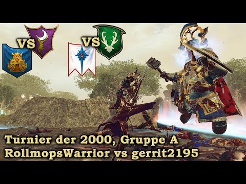RollmopsWarrior vs gerrit2195 - Gruppe A Total War: Warhammer 2 Deutsch