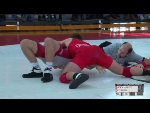 Highlight: Cornell Wrestling vs Lock Haven - 174: #4 Brian Realbuto - 1/22/17