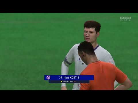 16' Ilias Kostis Yellow Card  / Penalty Save by Ryan Hughes vs Harrogate Town