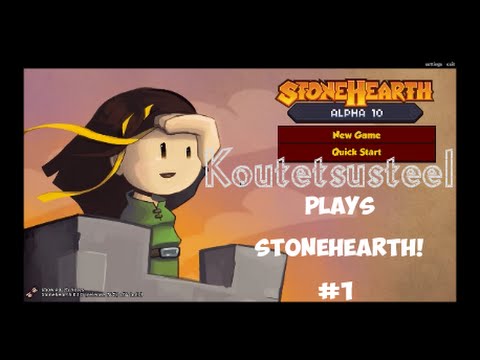 Let's Play - Stonehearth Part 1! Alpha 10 Gameplay Steam Early Access