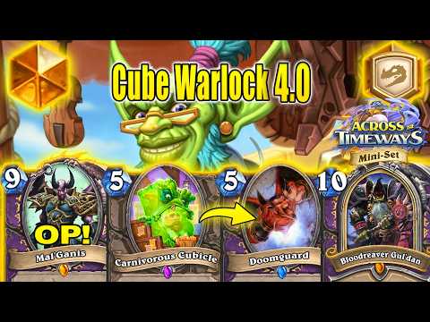 My Cube Lock Warlock 4.0 Deck Is Back in 2026 At Across the Timeways Min-Set | Hearthstone