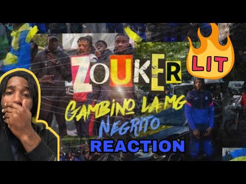 Gambino La MG - Zouker #12 feat. Negrito (Clip Officiel) |FRENCH RAP/DRILL REACTION |