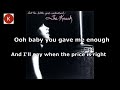 The Knack - Cant Put a Price on Love Karaoke