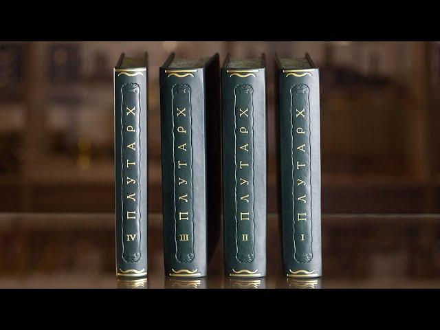Вiдео Собрание книг "Плутарх. Сравнительные жизнеописания" в 4 томах