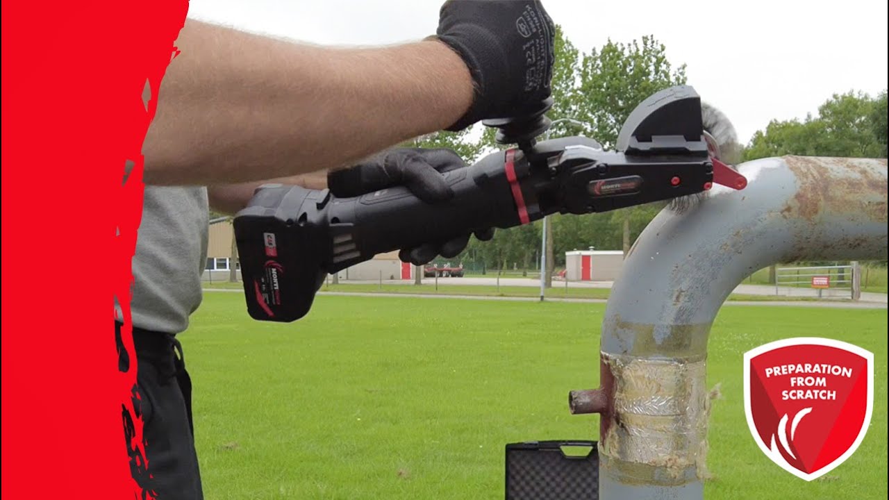 Bristle Blaster® Cordless – Documenting Rust Removal at Heights