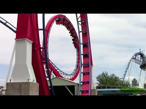 Off-ride footage of a Texas Tornado train